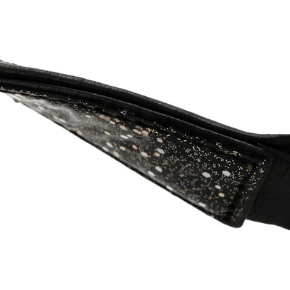 Chanel Glitter Glazed Calfskin Medium Boy Flap Black 12 of 15