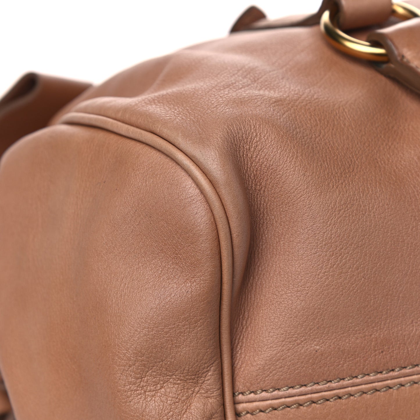 Vitello Medium Bow Bag Brown