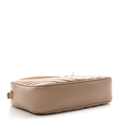 Saint Laurent Calfskin Matelasse Monogram Lou Camera Bag Dark Latte 4 of 12