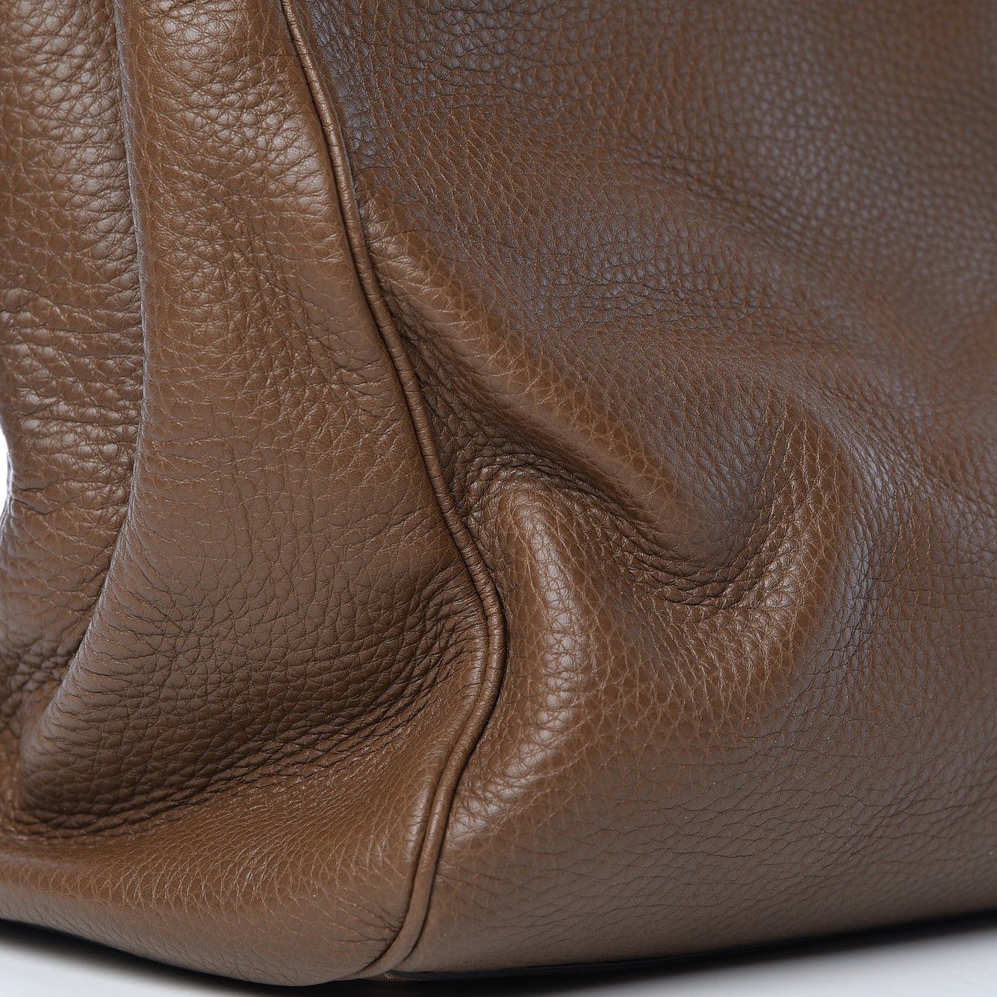 Cellarius Calfskin Large Bamboo Shopper Tote Acero
