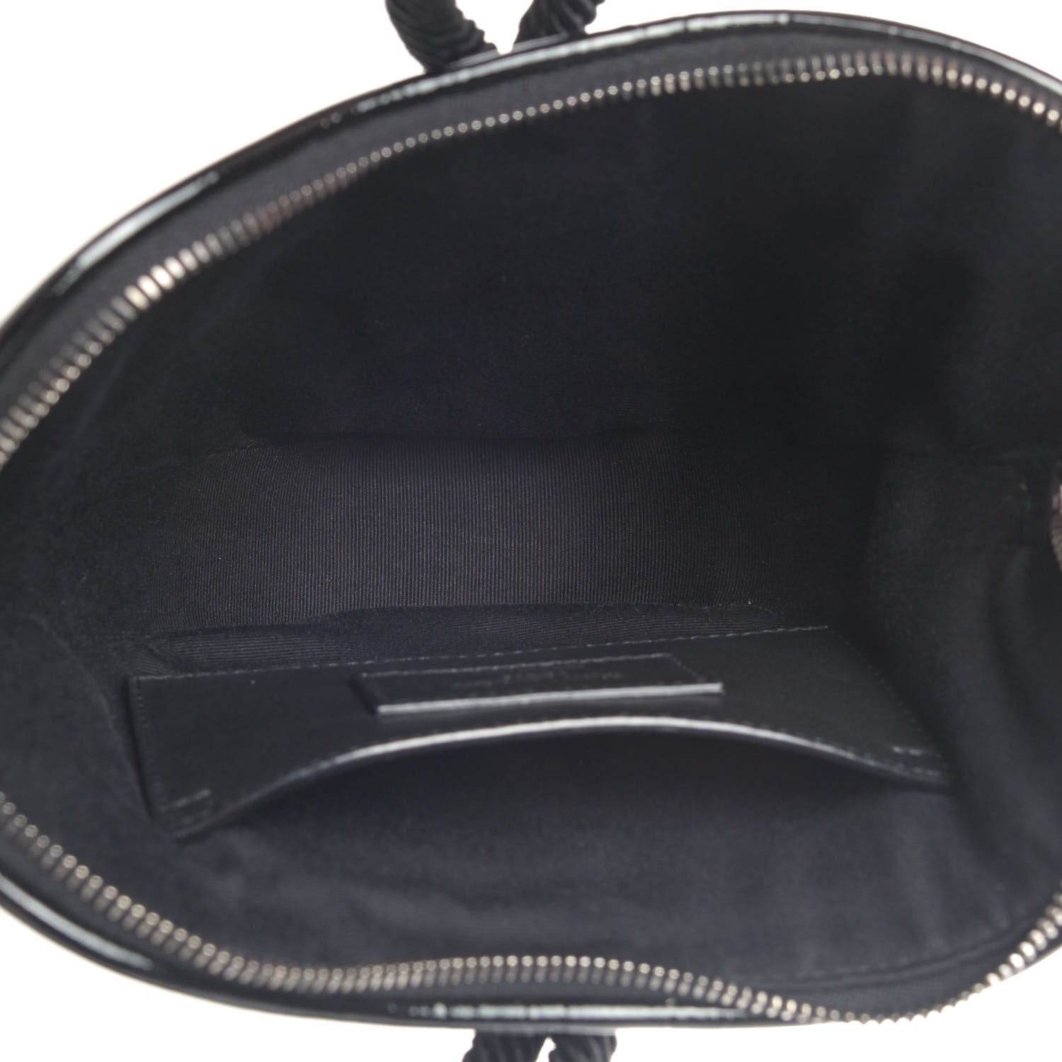 Saint Laurent Patent Crocodile Embossed Sac Coeur Heart Shaped Clutch Black 4 of 4