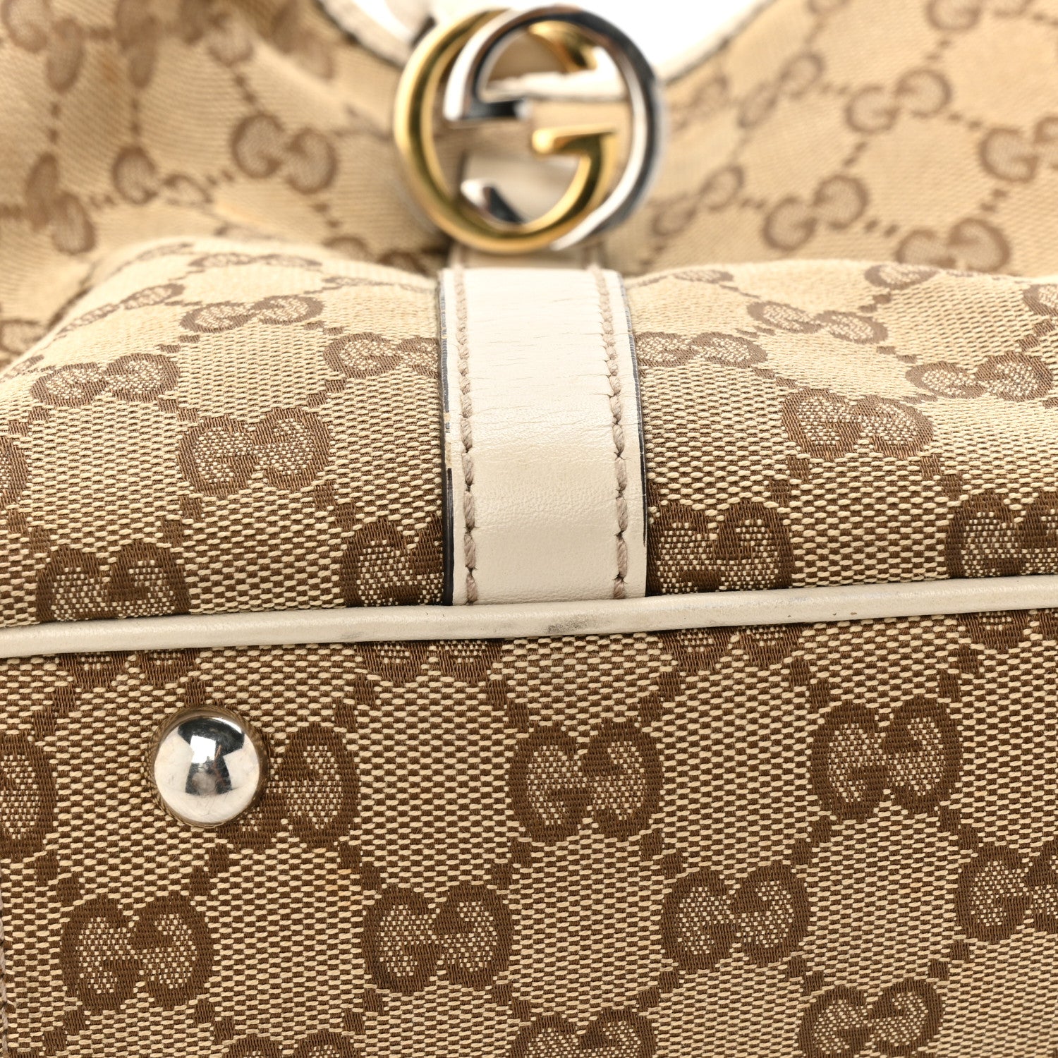 Gucci Monogram Medium Twins Tote Off White 17 of 23