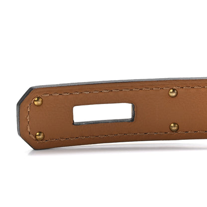 Hermes Epsom Kelly Belt White 3 of 6