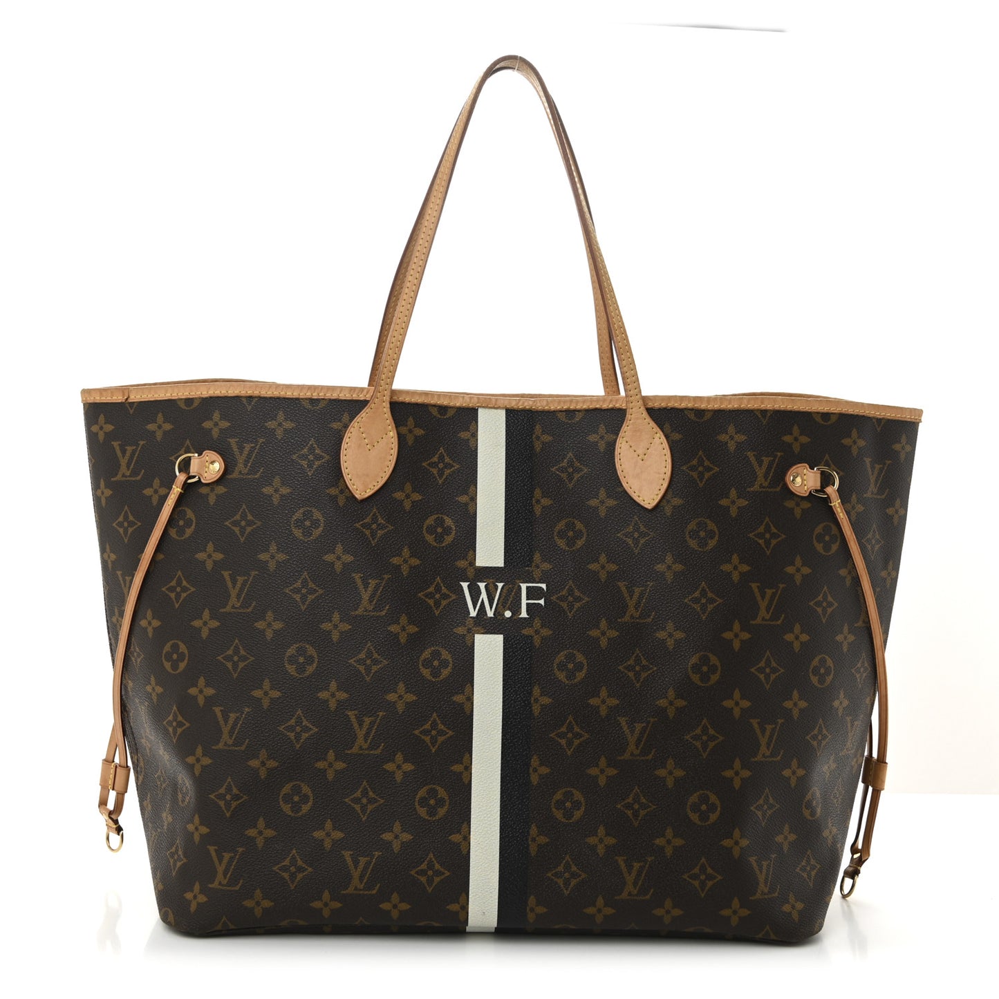 Monogram My LV Heritage Neverfull GM White Black