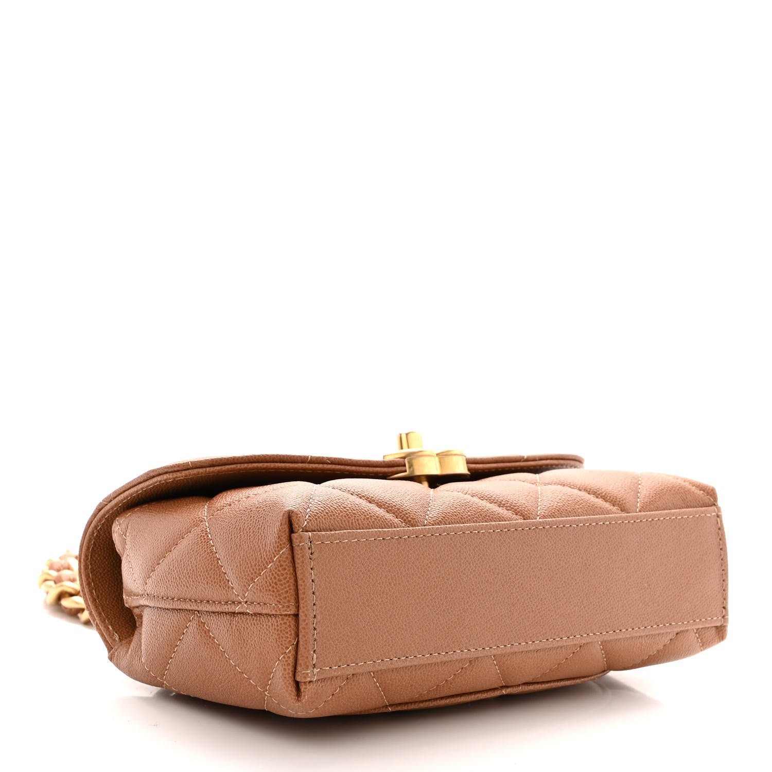 Chanel Caviar Quilted Small Flap Dark Beige 4 of 11