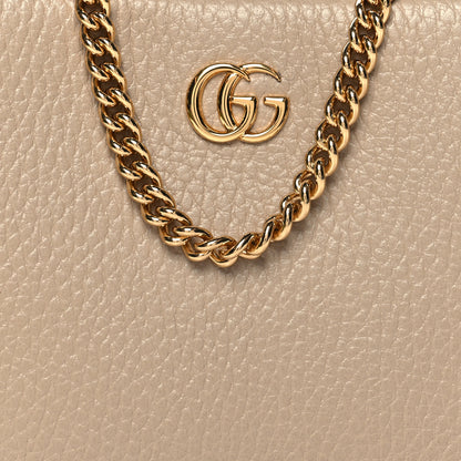 Gucci Dollar Calfskin Super Mini GG Marmont Chain Shoulder Bag Beige 8 of 11