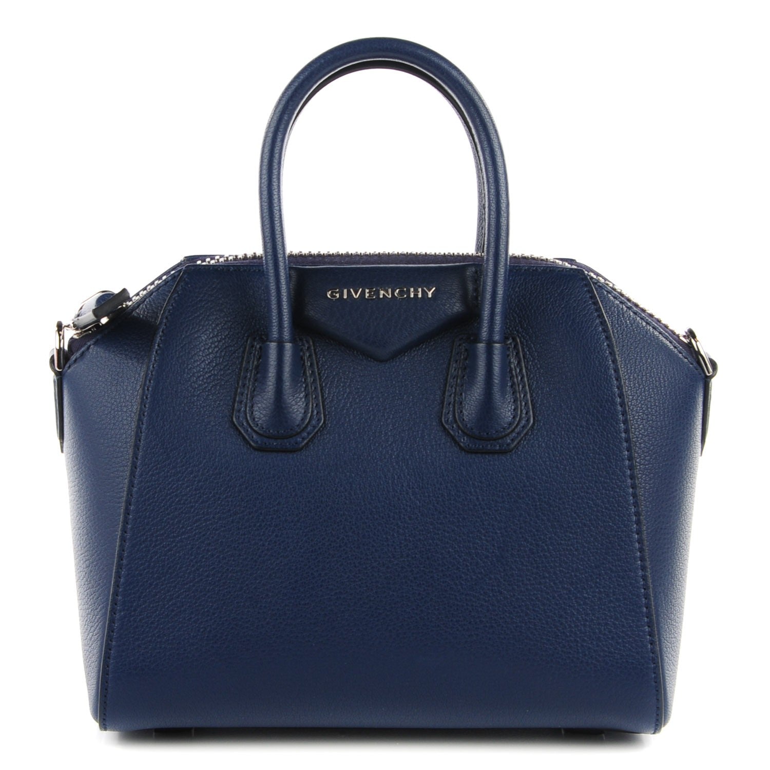 Givenchy Sugar Goatskin Mini Antigona Deep Blue 1 of 7