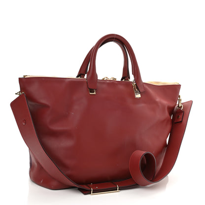 Chloe Smooth Calfskin Medium Baylee Tote Burgundy 3 of 10