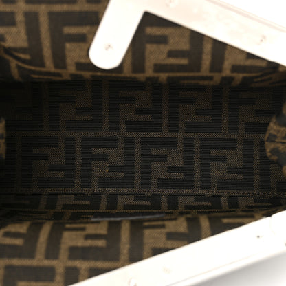 Fendi Shiny Nappa Snakeskin Small Fendi First Anthracite Asfalto 5 of 11