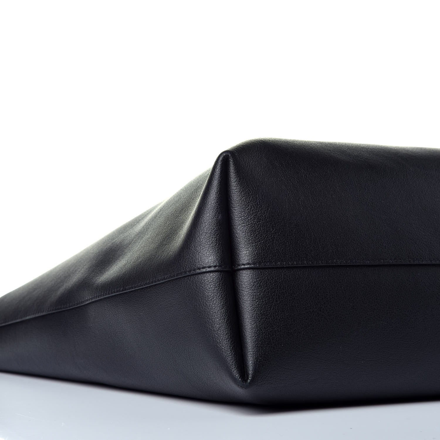 Saint Laurent Calfskin Large Shopping Tote Black 7 of 9