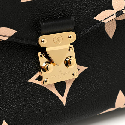 Louis Vuitton Empreinte Monogram Giant Pochette Metis Black Beige 10 of 11
