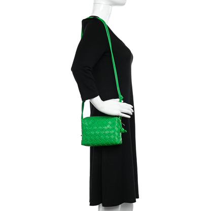 Bottega Veneta Nappa Intrecciato Mini Loop Camera Bag Parakeet 2 of 9