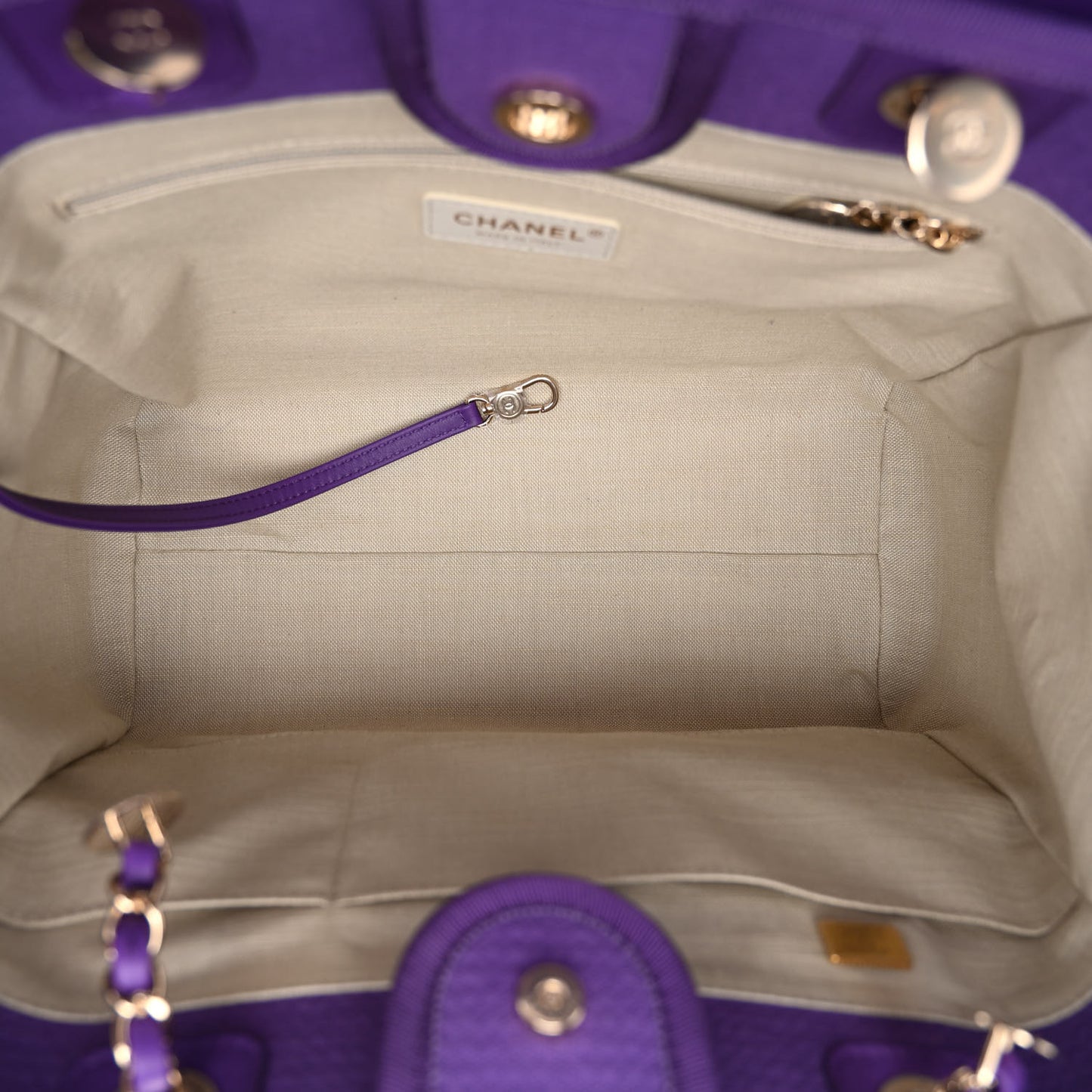 Mixed Fibers Small Deauville Tote Purple