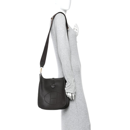 Hermes Taurillon Clemence Evelyne III PM Ebene 2 of 11