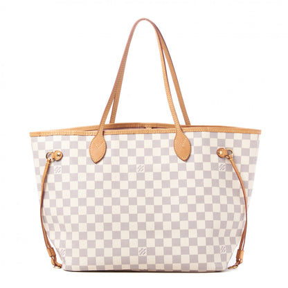 Louis Vuitton Damier Azur Neo Neverfull MM Rose Ballerine 1 of 9