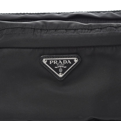 Prada Tessuto Nylon Saffiano Belt Bag Black 11 of 12