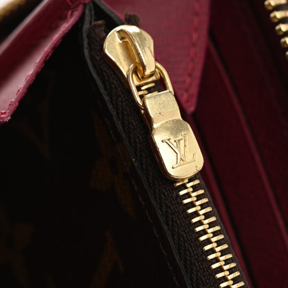 Louis Vuitton Monogram Clemence Wallet Fuchsia 7 of 8