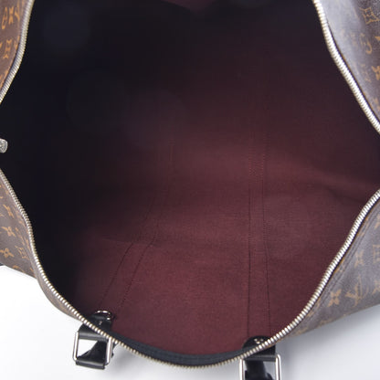 Louis Vuitton Monogram Macassar Keepall Bandouliere 55 5 of 7