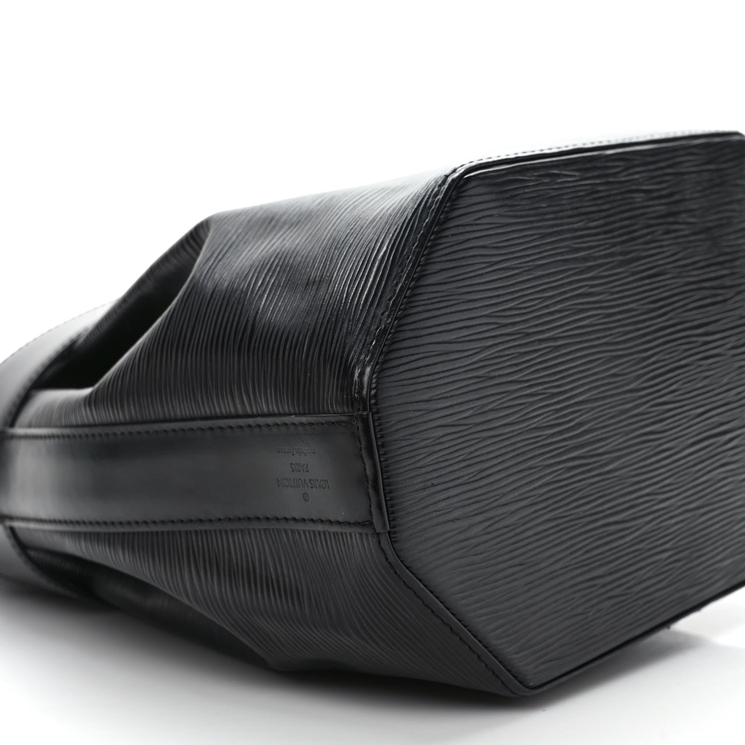 Louis Vuitton Epi Sac D'epaule Black 7 of 9