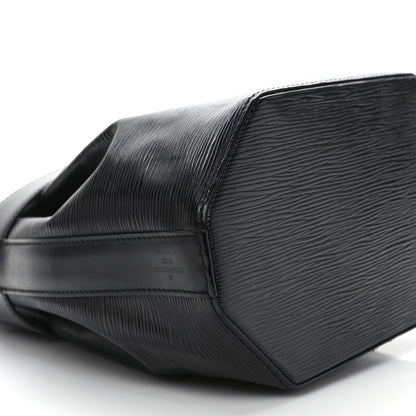 Louis Vuitton Epi Sac D'epaule Black 7 of 9
