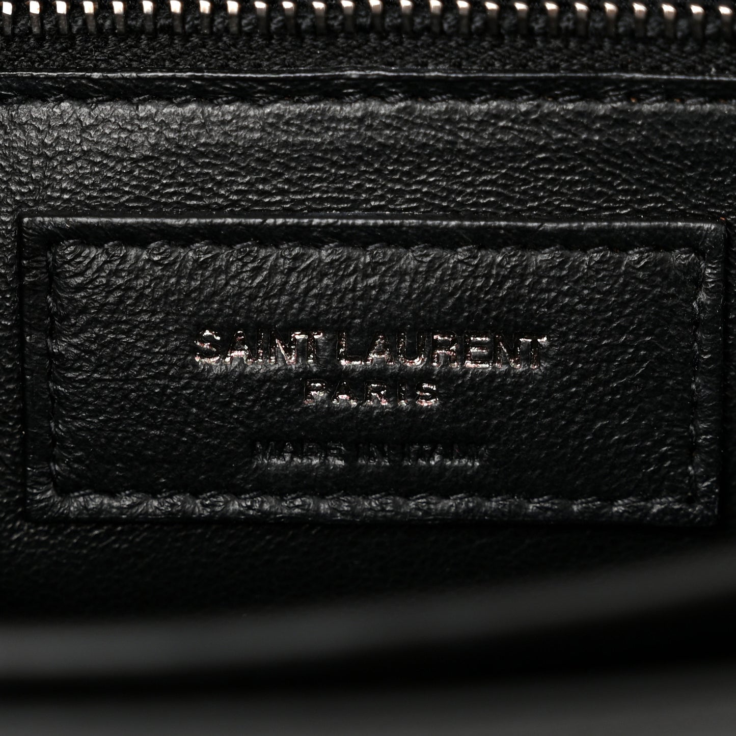 Grain De Poudre Monogram Cassandra Clasp Bag Black