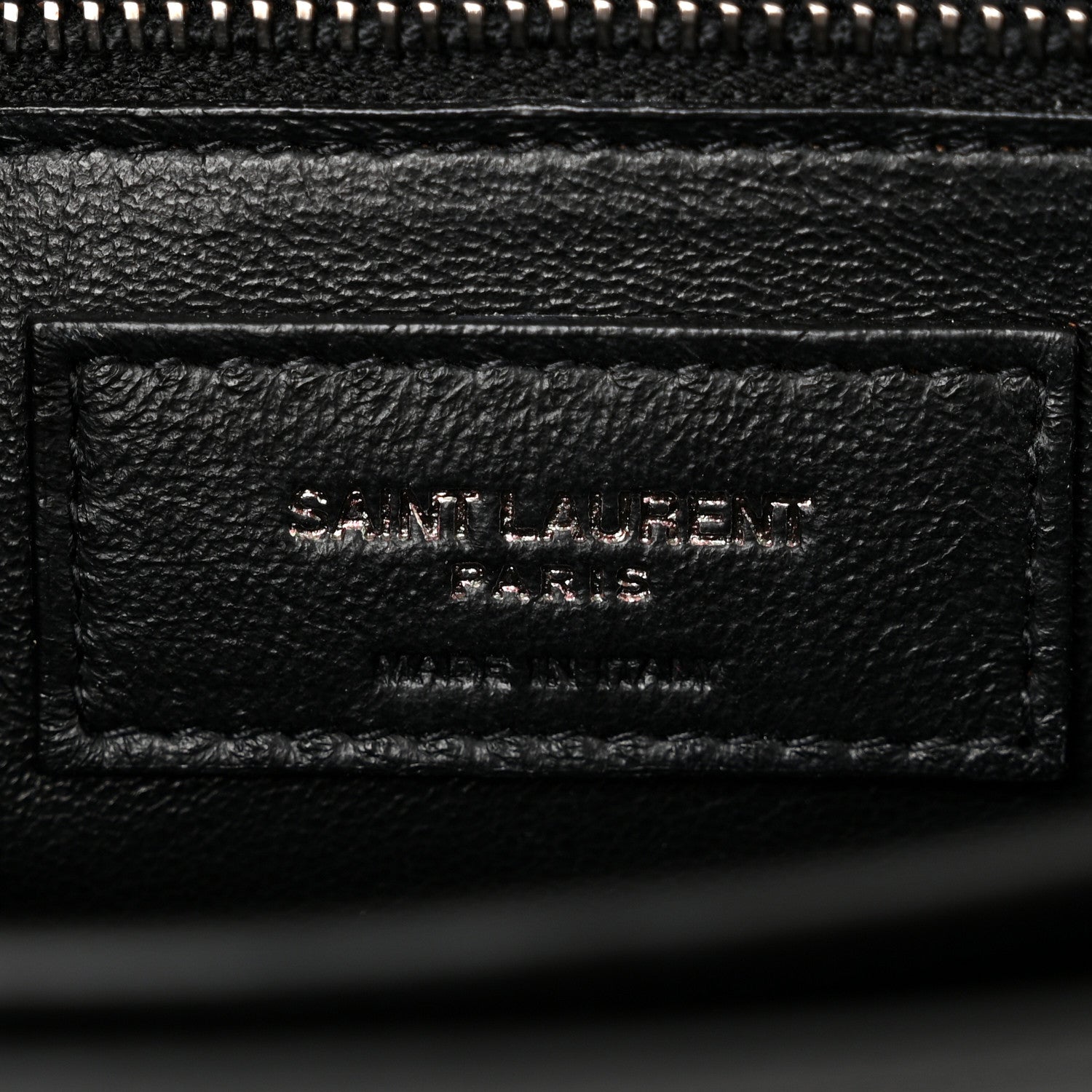 Saint Laurent Grain De Poudre Monogram Cassandra Clasp Bag Black 6 of 10
