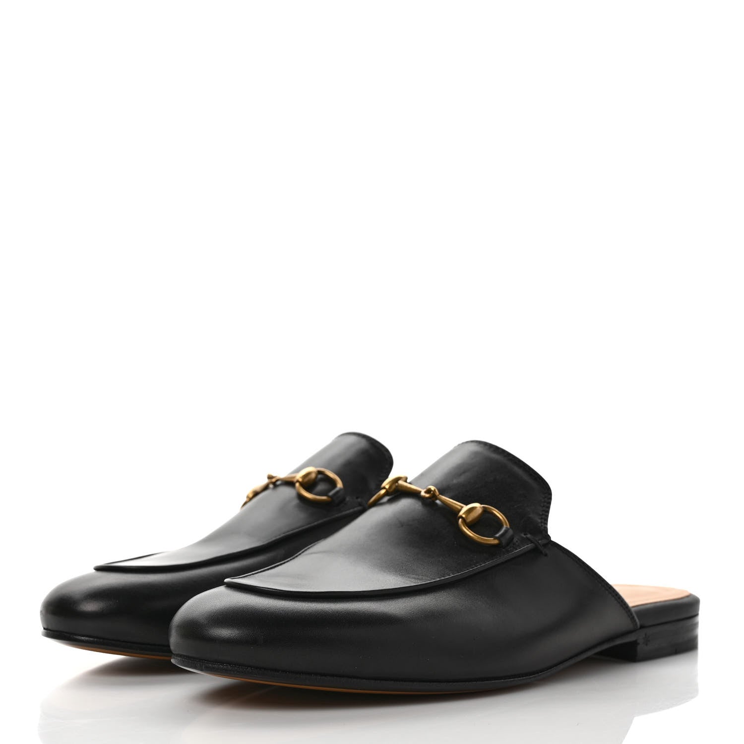 Gucci Calfskin Womens Princetown Slippers 39 Black 3 of 10
