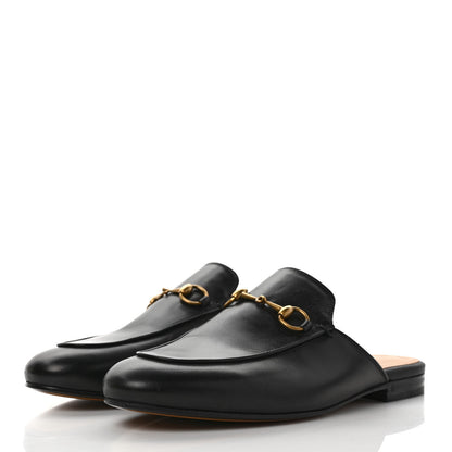 Gucci Calfskin Womens Princetown Slippers 39 Black 3 of 10