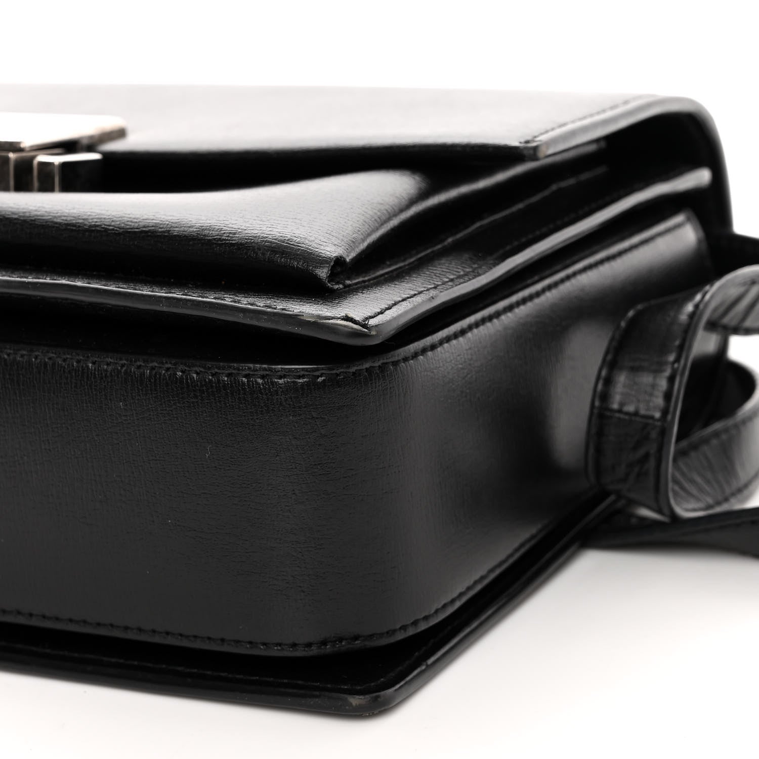 Saint Laurent Calfskin Medium Bellechasse Satchel Black 11 of 11