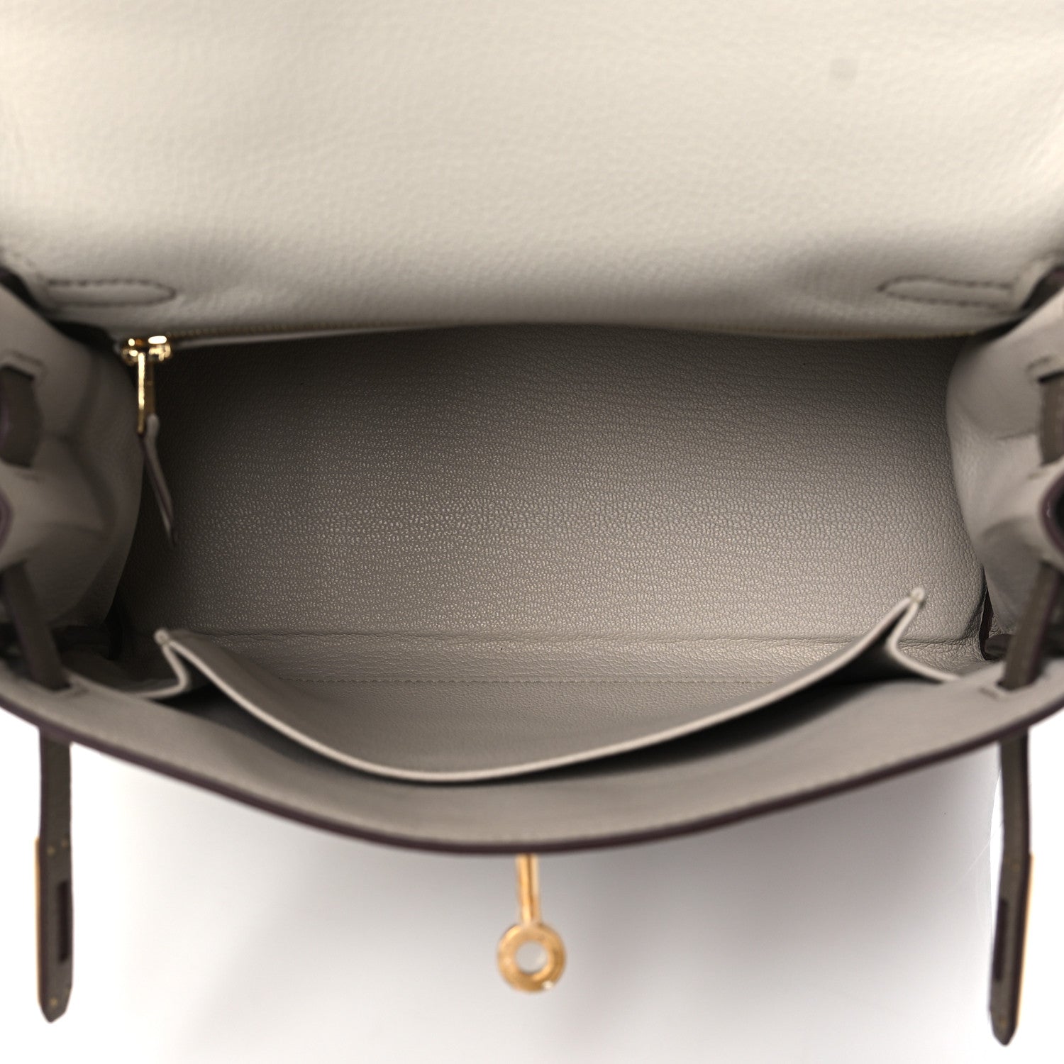 Hermes Togo Horseshoe Kelly Retourne 25 Beton Etoupe 4 of 10