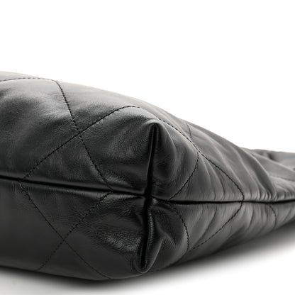 Chanel Shiny Calfskin Quilted Small Chanel 22 Black 21 of 21