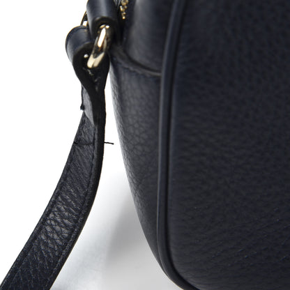 Gucci Pebbled Calfskin Small Soho Disco Bag Blue 9 of 12