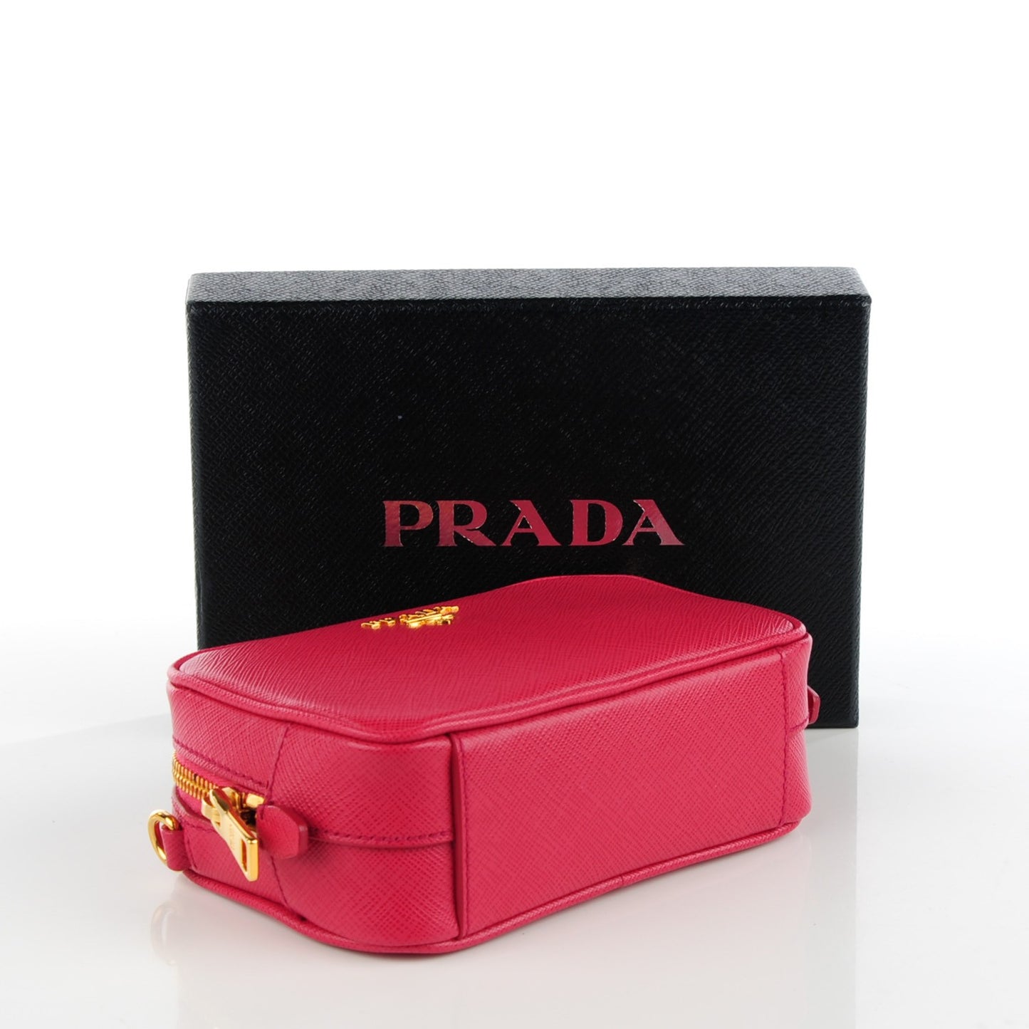 Saffiano Mini Camera Crossbody Peonia