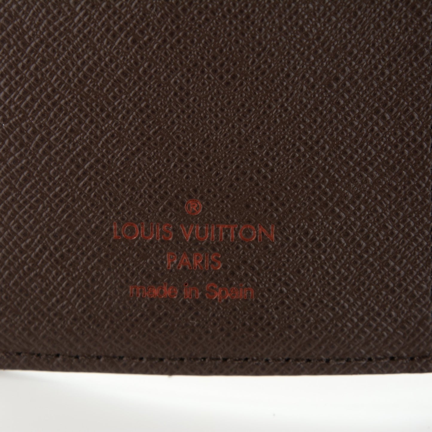 Damier Ebene Small Ring Agenda Cover