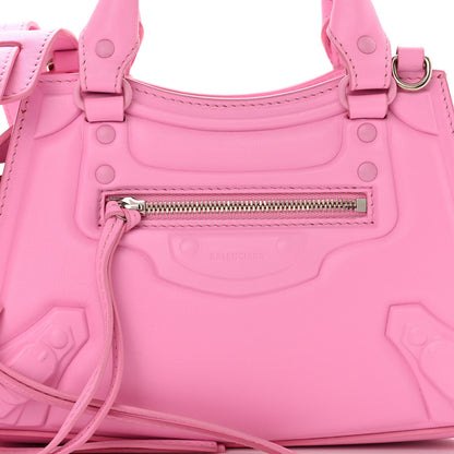 Balenciaga Cake Calfskin Tonal Hardware Mini Neo Classic City Rose 11 of 11