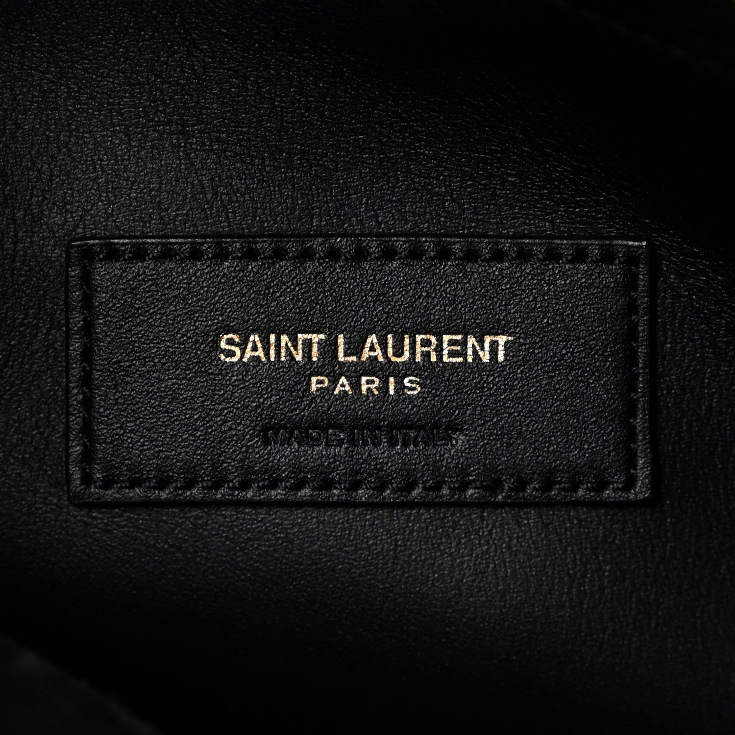 Saint Laurent Smooth Calfskin Large Le 5 A 7 Soft Hobo Black 7 of 12