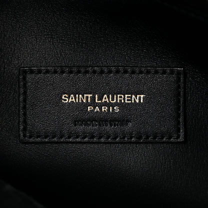 Saint Laurent Smooth Calfskin Large Le 5 A 7 Soft Hobo Black 7 of 12