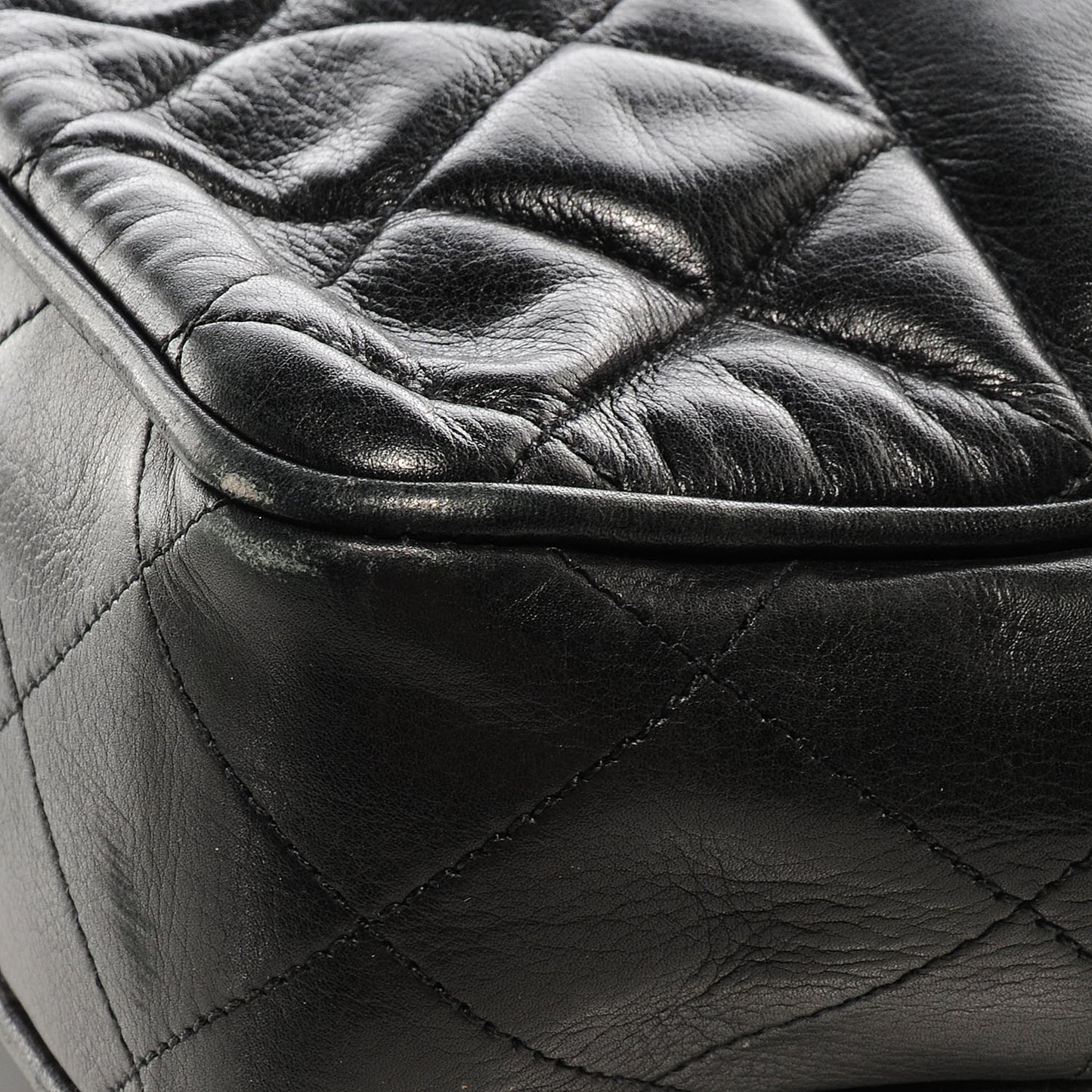 Lambskin Shoulder Bag Black