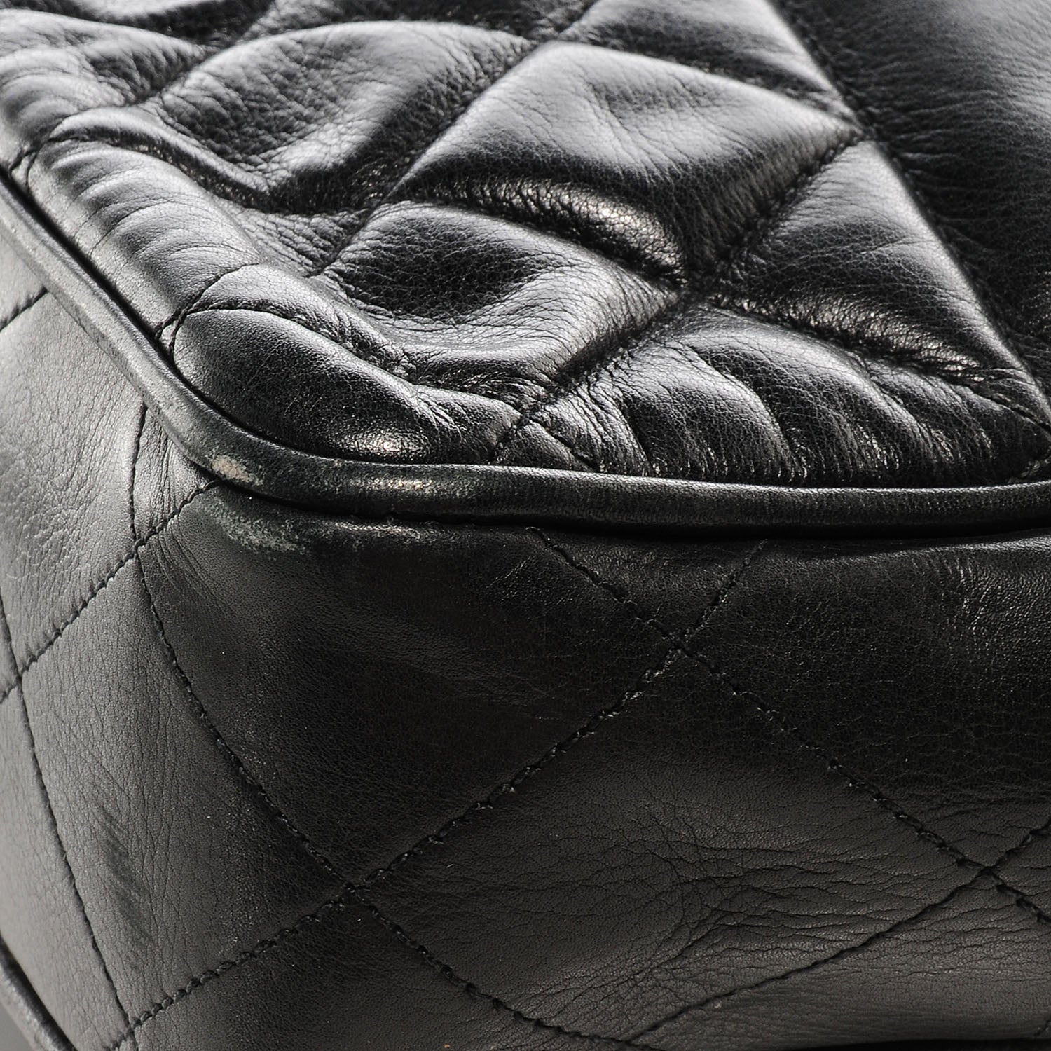 Chanel Lambskin Shoulder Bag Black 6 of 10