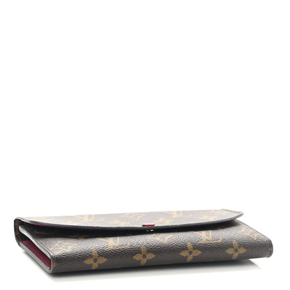 Louis Vuitton Monogram Emilie Wallet Fuchsia 3 of 5
