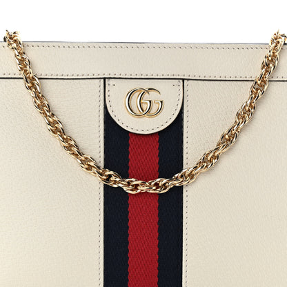 Gucci Textured Calfskin Web Small Ophidia Chain Shoulder Bag Mystic White 8 of 10