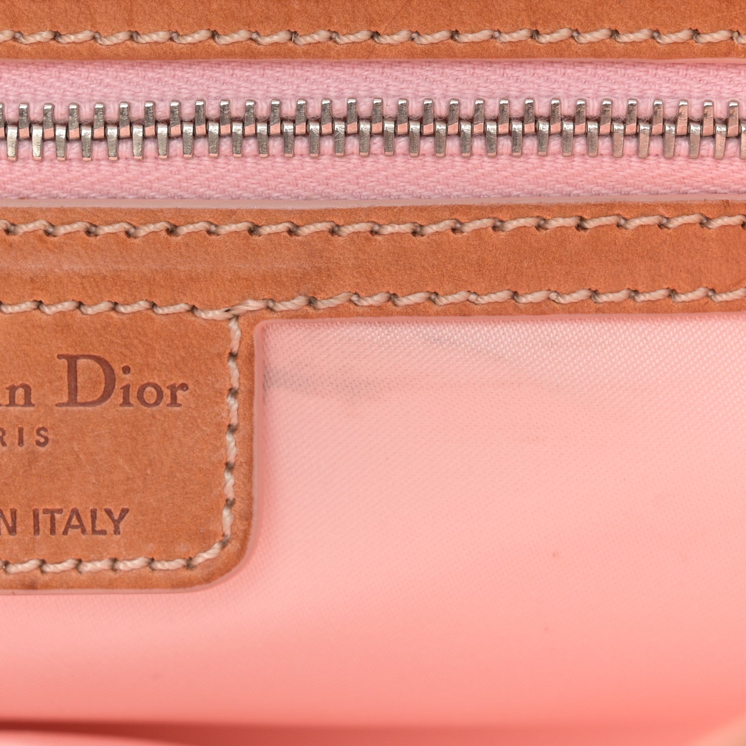 Christian Dior Monogram Romantique Trotter Flap Bag Beige Rose Clair 10 of 12