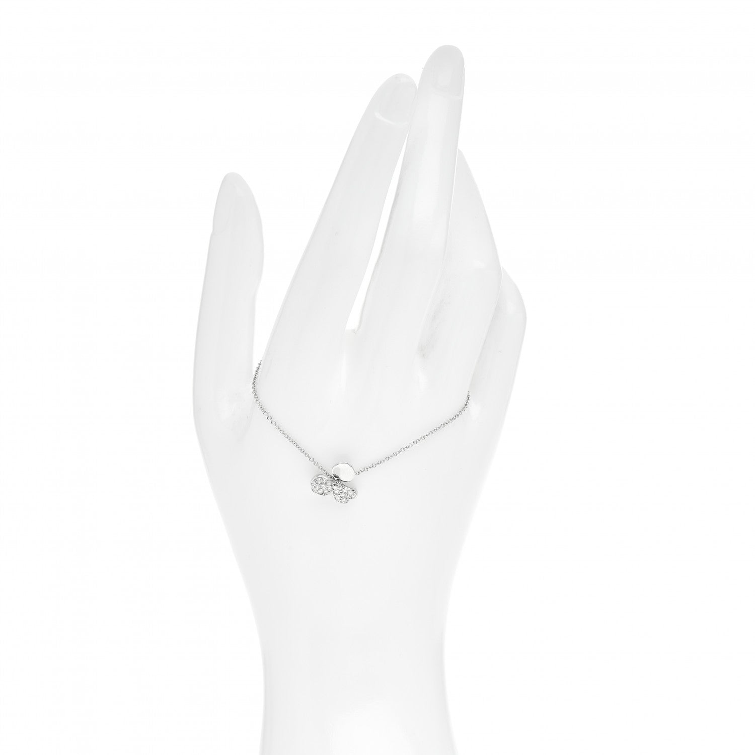 Tiffany Platinum Diamond Paper Flowers Bracelet 2 of 4
