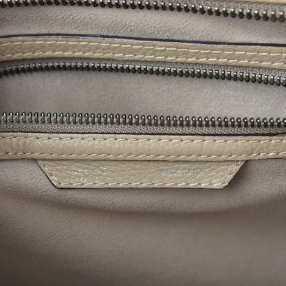 Celine Drummed Calfskin Mini Luggage Dune 6 of 9