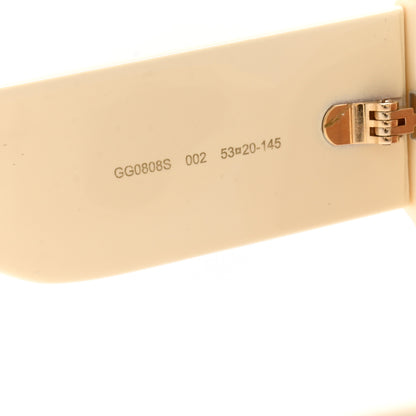 Gucci Acetate GG Butterfly Sunglasses GG0808S Ivory 6 of 8