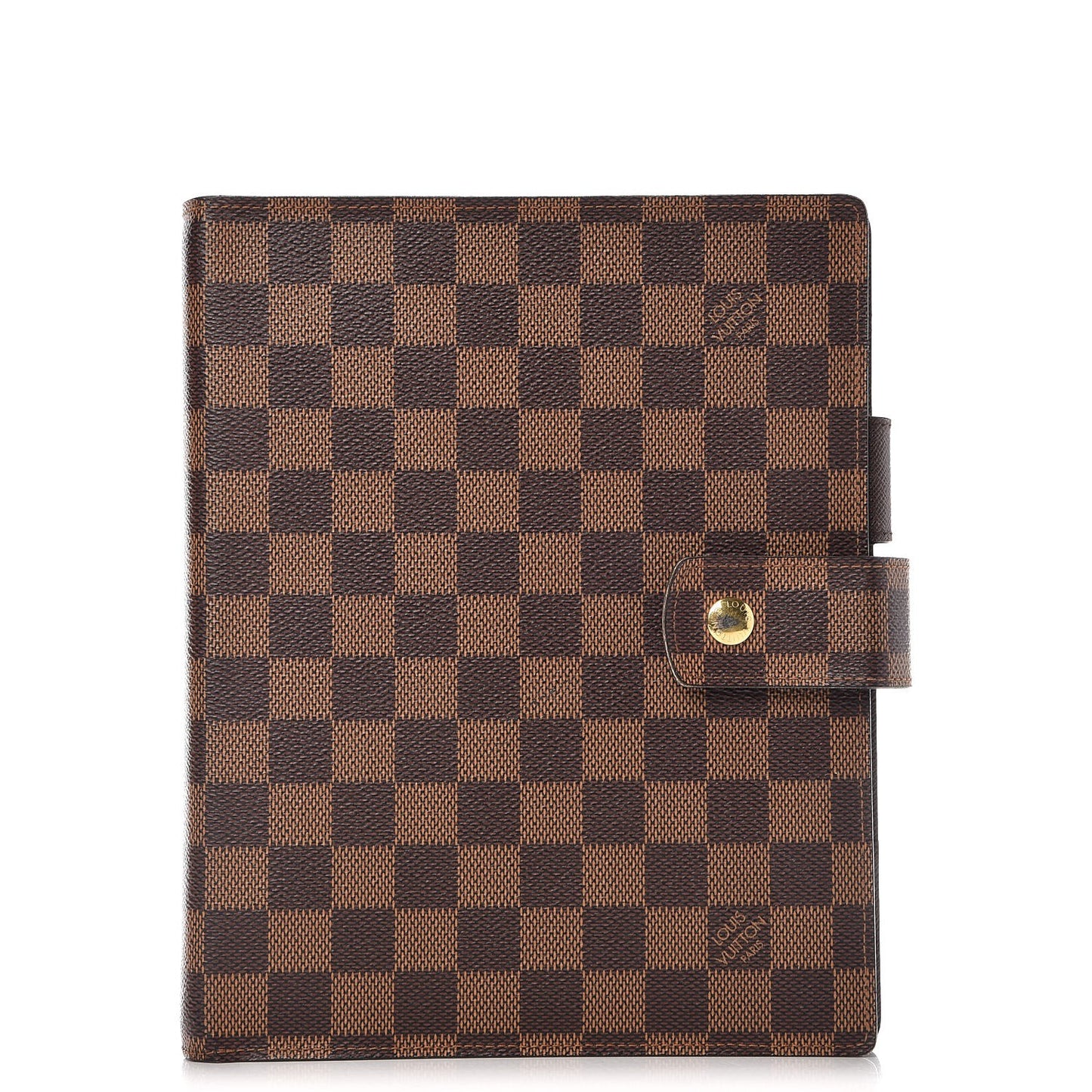 Damier Ebene Large Ring Agenda Cover
