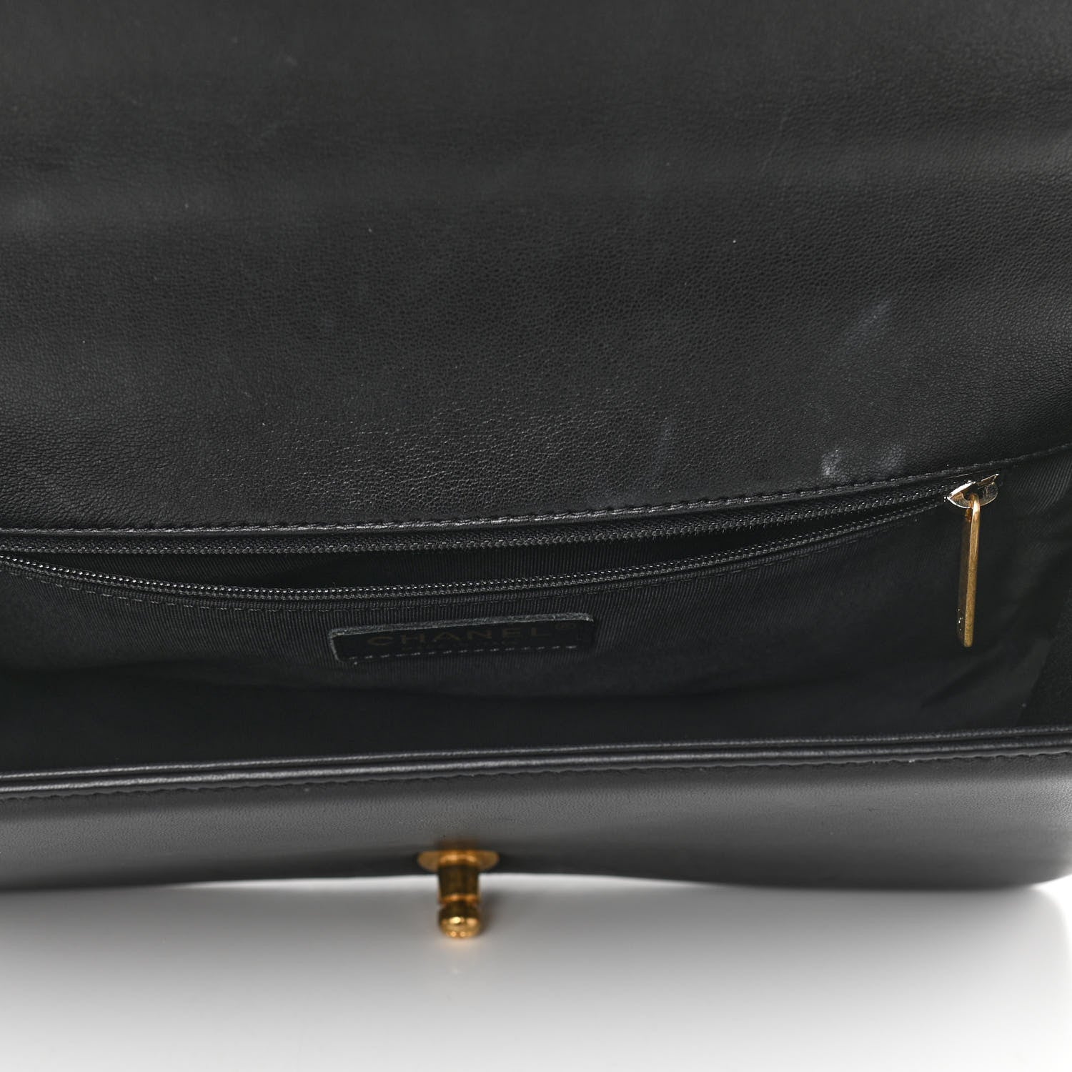 Chanel Lambskin Quilted New Medium Boy Flap Black 5 of 11
