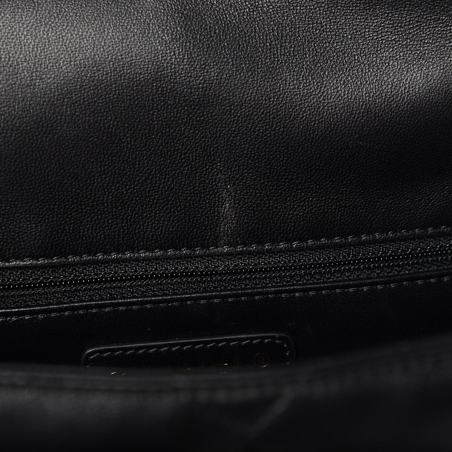 Lambskin Quilted Chain Backpack Black