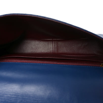 Chanel Lambskin Quilted Large Chic With Me Flap Navy 5 of 11