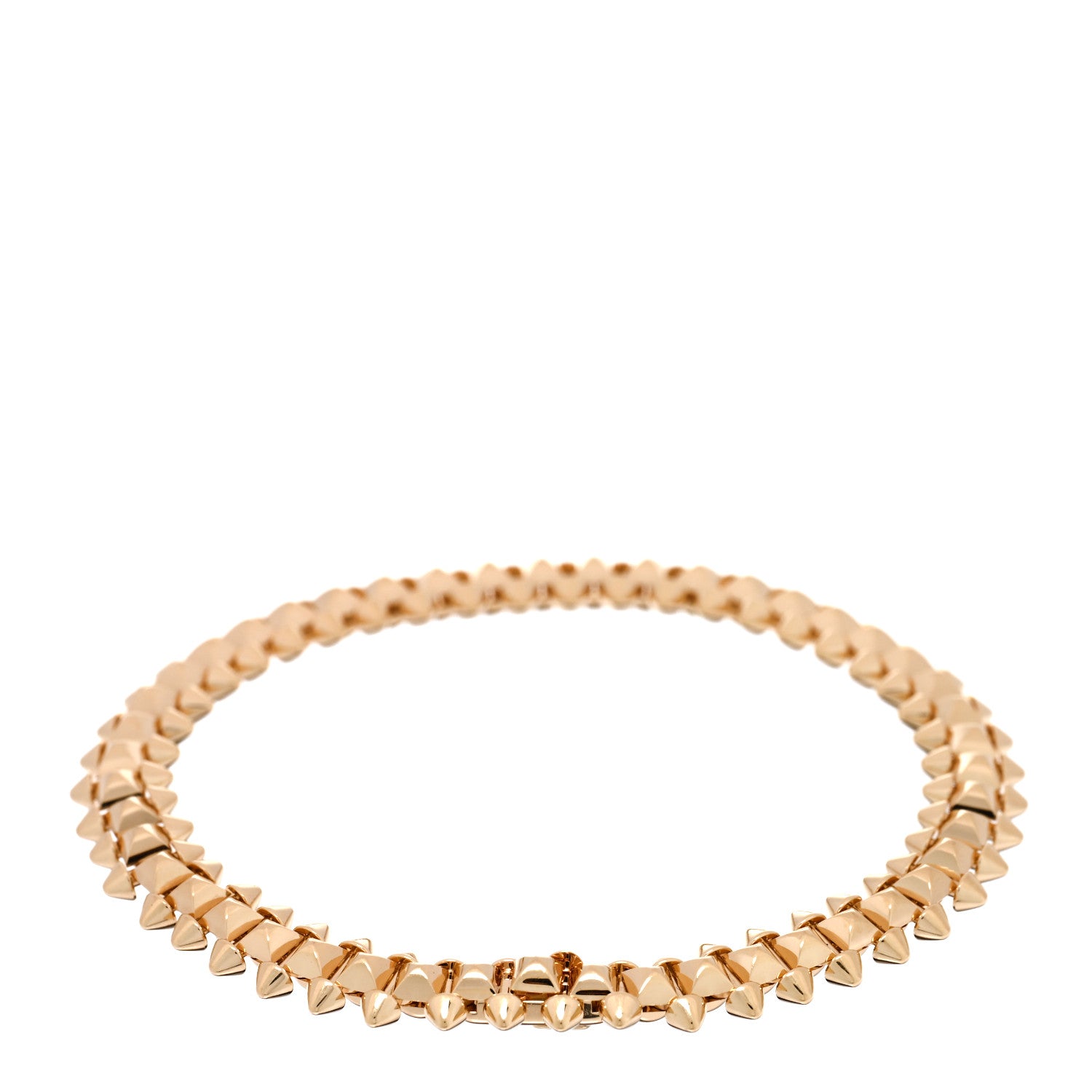 Cartier 18K Yellow Gold Medium Clash De Cartier Flexible Bracelet 17 2 of 3